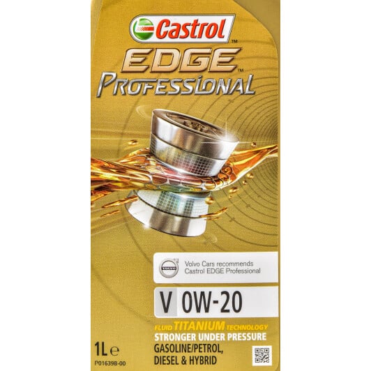 Моторное масло Castrol Professional EDGE V Titanium FST 0W-20 на Opel Zafira