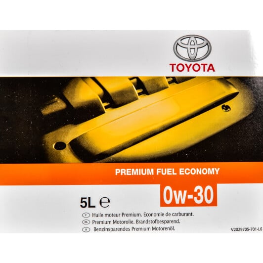 Моторна олива Toyota Premium Fuel Economy 0W-30 5 л на Alfa Romeo 146
