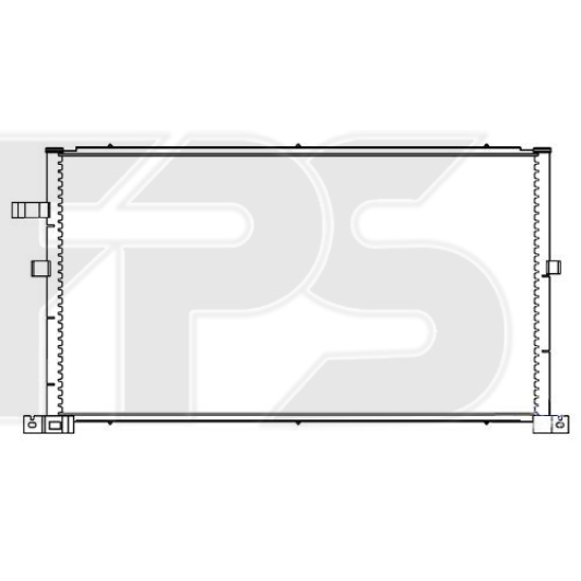 FP28K74 FPS Радиатор кондиционера