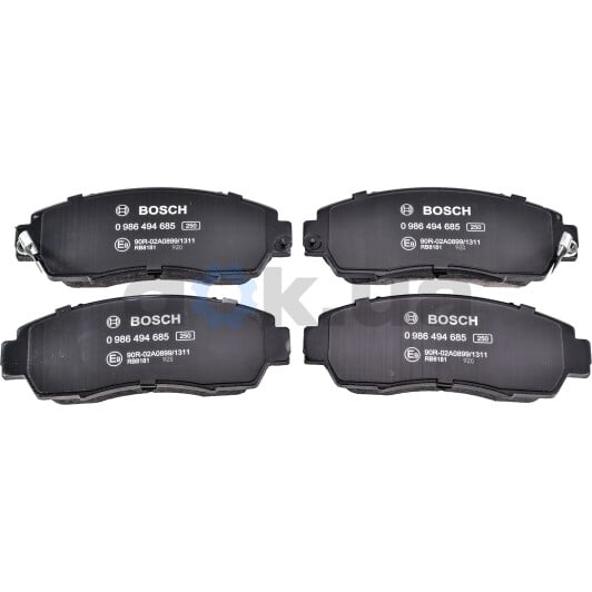 0986494685 Bosch Гальмівні колодки