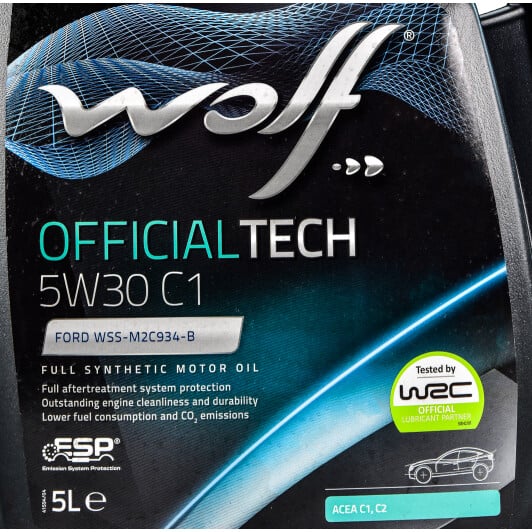 Моторное масло Wolf Officialtech C1 5W-30 5 л на Peugeot J5