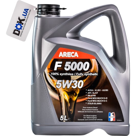Моторное масло Areca F5000 5W-30 5 л на Citroen Nemo