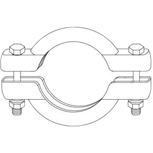 Хомут MTS 028296 двосекторной роз'ємний 1 шт