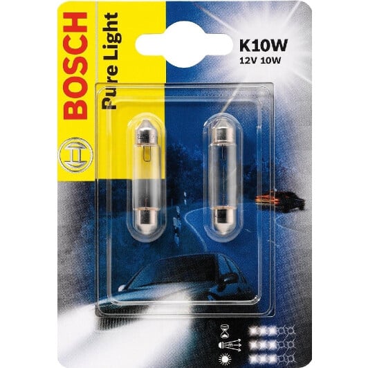 Автолампа Bosch Pure Light C10W SV8,5-8 10 W прозора 1987301014
