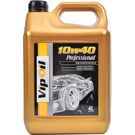 Моторное масло VIPOIL Professional 10W-40 4 л на Citroen C3