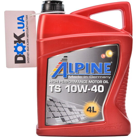 Моторное масло Alpine TS 10W-40 4 л на Seat Exeo