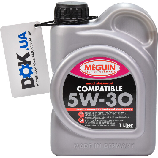 Моторное масло Meguin Compatible 5W-30 1 л на Kia Retona