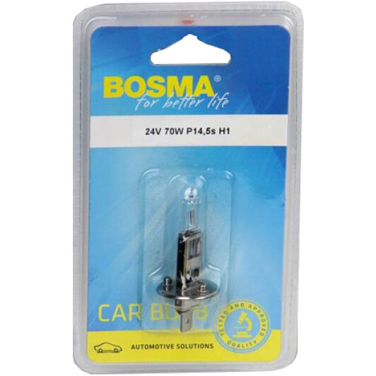 Автолампа Bosma H1 P14,5s 70 W 0324B