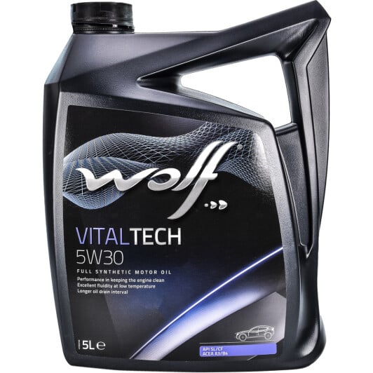 Моторное масло Wolf Vitaltech 5W-30 5 л на Dodge Viper