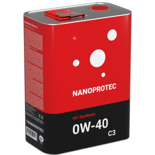 Моторное масло Nanoprotec C3 HC-Synthetic 0W-40 4 л на Porsche 911