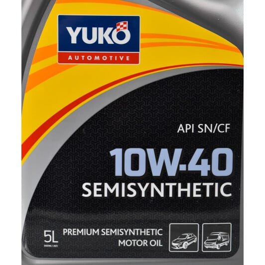 Моторна олива Yuko Semisynthetic 10W-40 5 л на Citroen Evasion