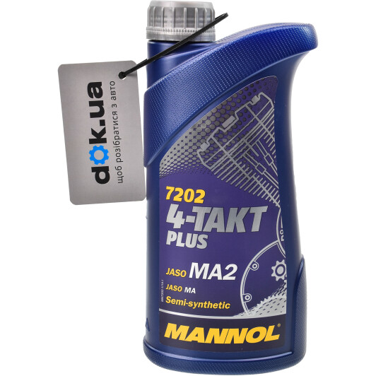 4T Mannol 4-Takt Plus 10W-40, 1 л (MN7202-1) моторна олива 4T 1 л