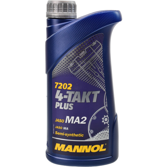 4T Mannol 4-Takt Plus 10W-40, 1 л (MN7202-1) моторна олива 4T 1 л