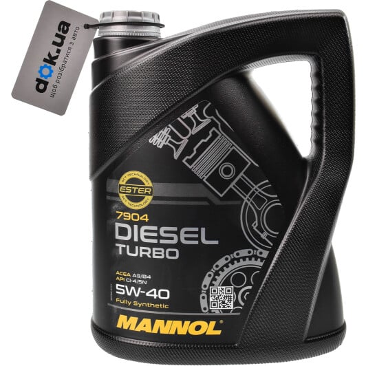 Моторное масло Mannol Diesel Turbo 5W-40 5 л на Ford Ka