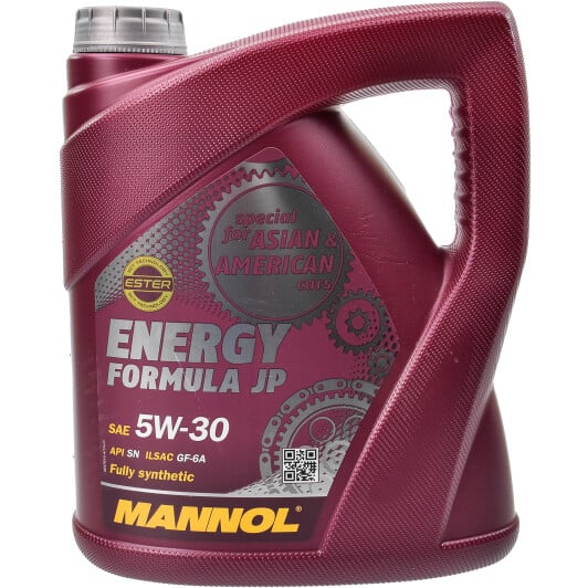 Моторное масло Mannol Energy Formula JP 5W-30 4 л на Fiat Tipo