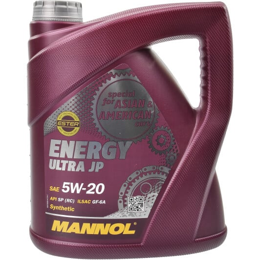 Моторное масло Mannol Energy Ultra JP 5W-20 4 л на Chevrolet Cruze