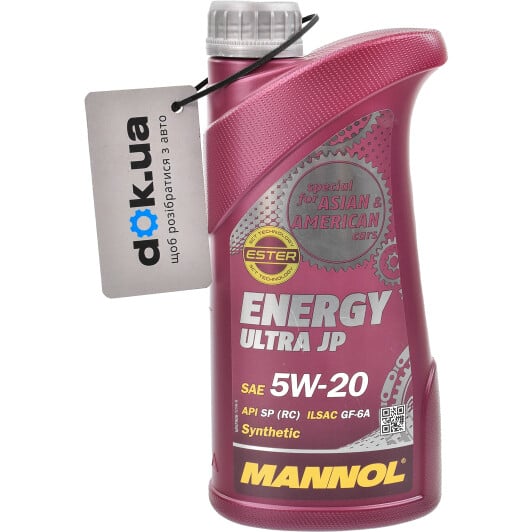 Моторное масло Mannol Energy Ultra JP 5W-20 1 л на Peugeot 107