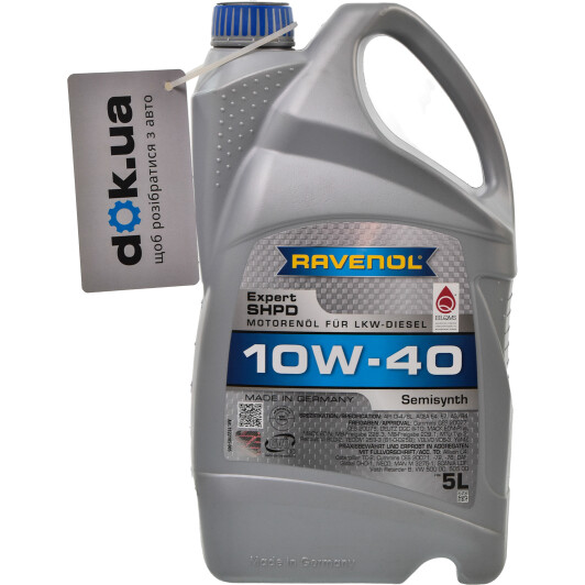 Моторное масло Ravenol Expert SHPD 10W-40 5 л на Volkswagen NEW Beetle