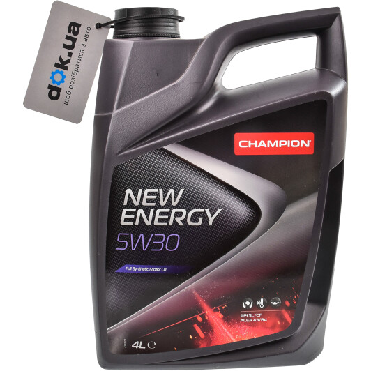 Моторное масло Champion New Energy 5W-30 4 л на Hyundai Terracan