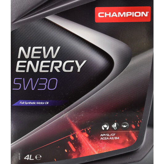 Моторное масло Champion New Energy 5W-30 4 л на Peugeot J5