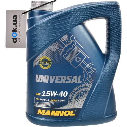 Моторна олива Mannol Universal 15W-40 5 л на Chevrolet Colorado