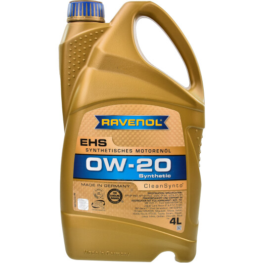 Моторное масло Ravenol EHS 0W-20 4 л на Opel Vivaro