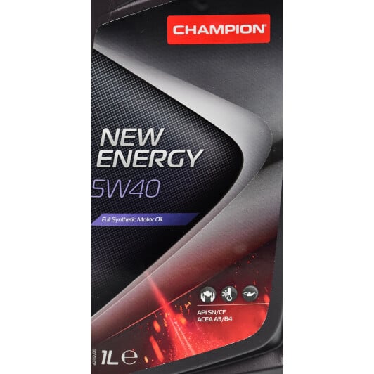 Моторное масло Champion New Energy 5W-40 1 л на Daewoo Lacetti