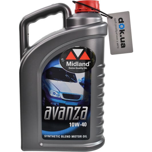 Моторное масло Midland Avanza 10W-40 4 л на Chevrolet Lumina