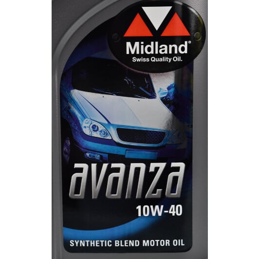 Моторное масло Midland Avanza 10W-40 4 л на Hyundai Atos