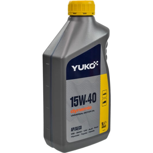 Моторное масло Yuko Dynamic 15W-40 1 л на Acura RSX