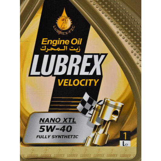 Моторное масло Lubrex Velocity Nano XTL 5W-40 1 л на Renault Logan