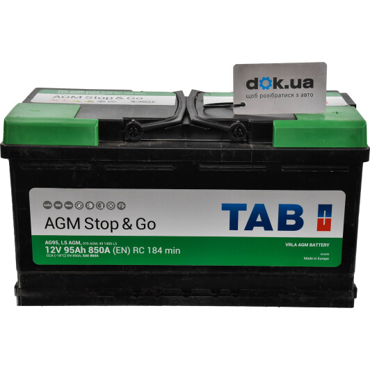 Аккумулятор TAB 6 CT-95-R EcoDry Stop&Go 213090