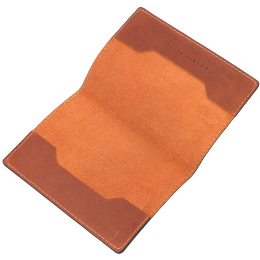 Обкладинка для паспорта Grande Pelle Слава ЗСУ 16727 світло-коричневий