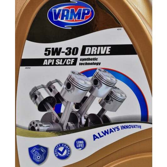 Моторное масло VAMP Drive 5W-30 4 л на Toyota Camry