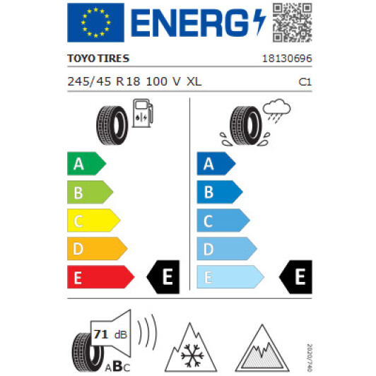 Шина Toyo Tires Observe Gsi-6 HP 245/45 R18 100V XL Япония, 2023 г. Япония, 2023 г.