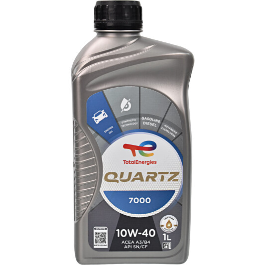 Моторна олива Total Quartz 7000 10W-40 1 л на Opel Monterey
