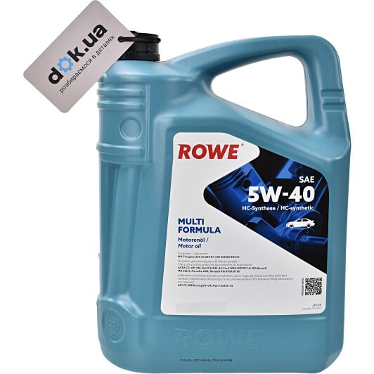 Моторное масло Rowe Multi Formula 5W-40 5 л на Dodge Ram