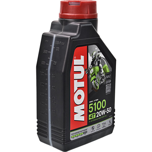 Моторное масло 4T Motul 5100 20W-50 1 л