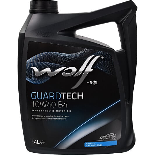 Моторное масло Wolf Guardtech B4 10W-40 4 л на Volvo XC90