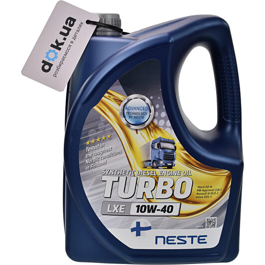 Моторное масло Neste Turbo LXE 10W-40 4 л на Nissan Serena