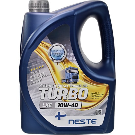 Моторное масло Neste Turbo LXE 10W-40 4 л на BMW 3 Series