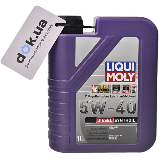 Моторное масло Liqui Moly Diesel Synthoil 5W-40 1 л на Mitsubishi Starion