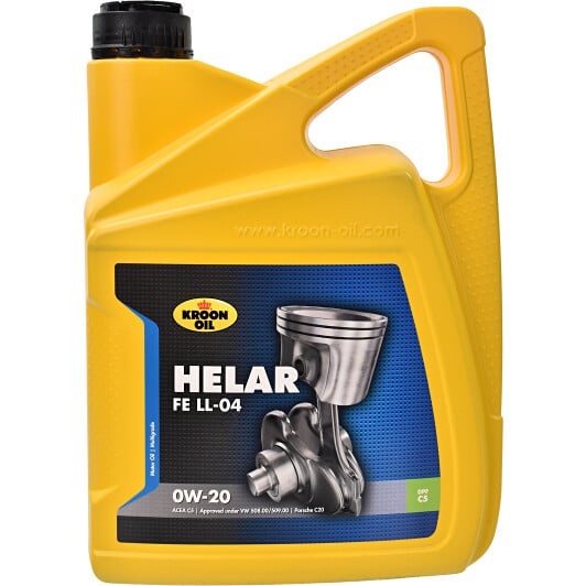 Моторное масло Kroon Oil Helar FE LL-04 0W-20 5 л на Chevrolet Trans Sport