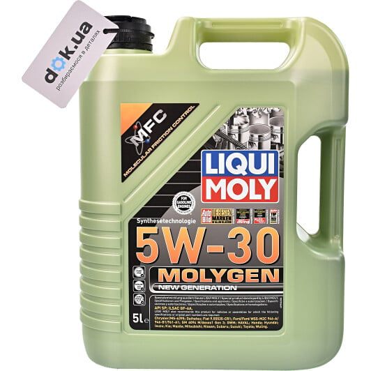 Моторна олива Liqui Moly Molygen New Generation 5W-30 5 л на Volkswagen CC