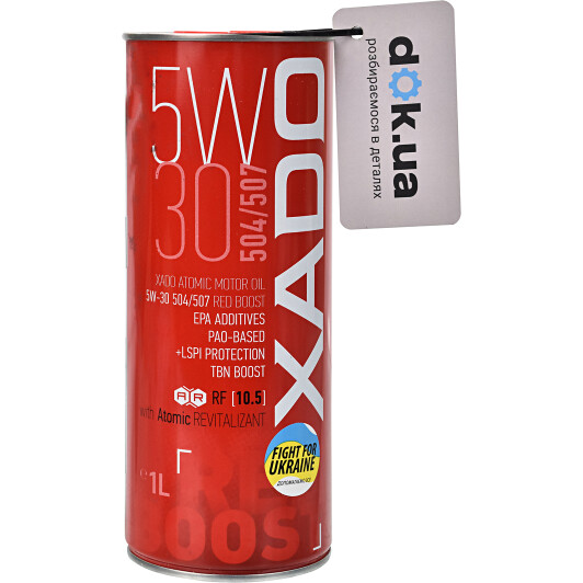 Моторное масло Xado Atomic Oil 504/507 Red Boost 5W-30 1 л на Lexus ES