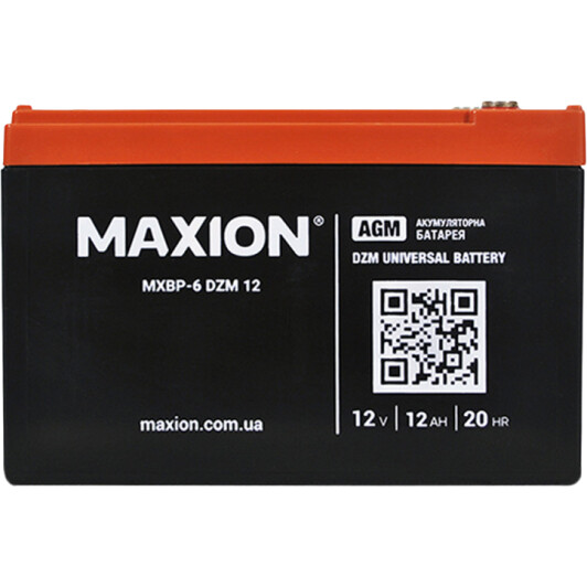 Тяговий акумулятор Maxion mxbt6dzm12 12 Аг 12 V