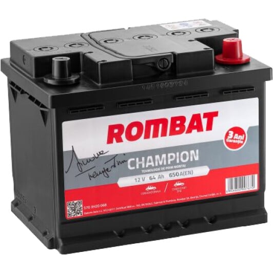 Акумулятор Rombat 6 CT-64-R Champion FC264