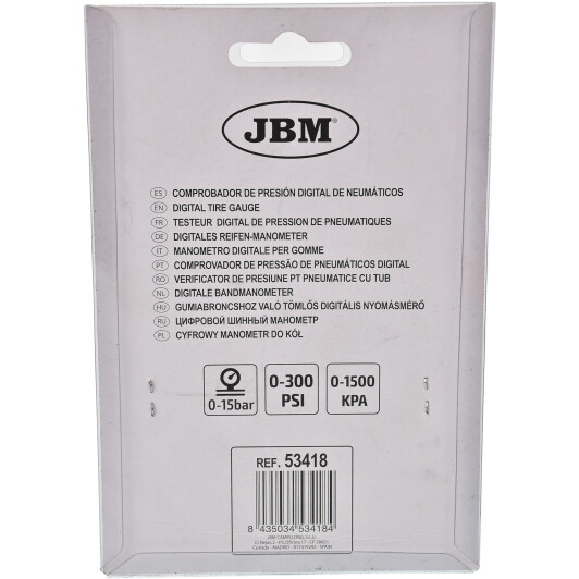Электронный манометр JBM 53418