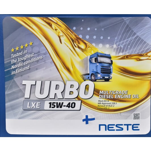 Моторное масло Neste Turbo LXE 15W-40 20 л на Toyota Liteace