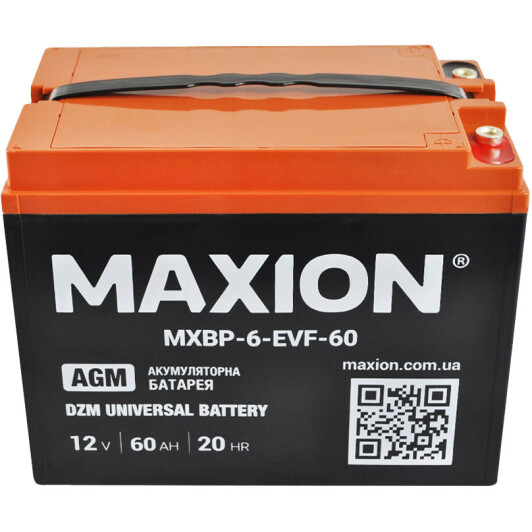 Аккумулятор для ИБП Maxion MXBT6EVF60 60 Ач 12 V